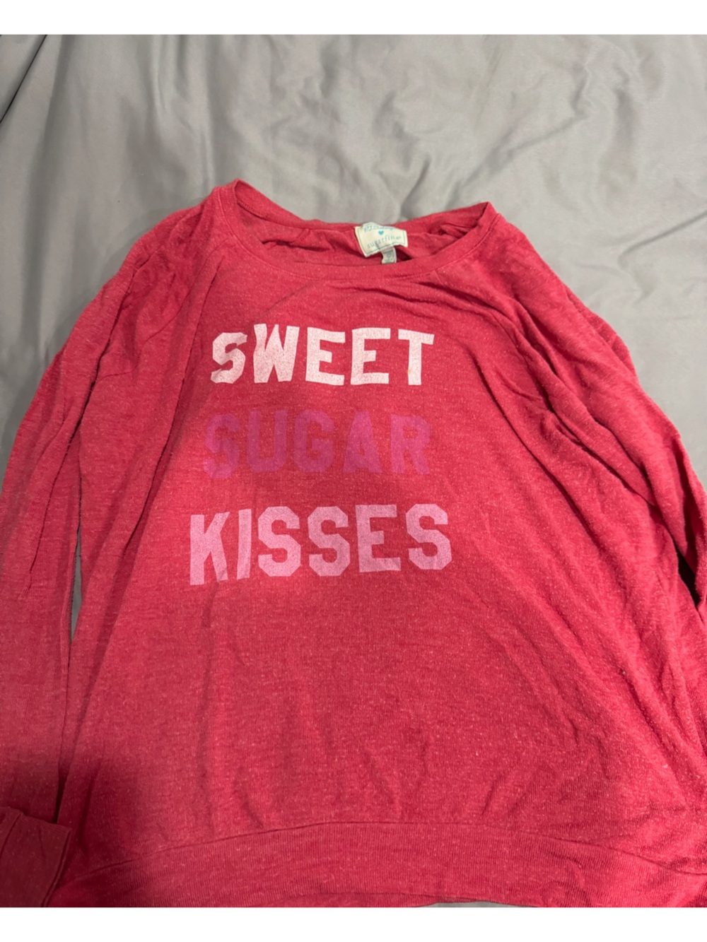 P.J. Salvage Girls Red 'Sweet Sugar Kisses' Long-Sleeve Tee